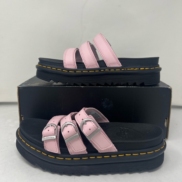 Dr Marten Blair Slides pink straps - Picture 3 of 8